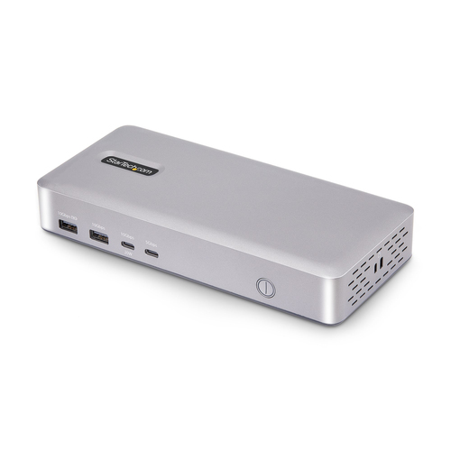 StarTech.com Dual-Monitor USB4 Docking Station, Dual 4K 120Hz or Single 8K 60Hz HDMI, 100W Laptop Charging, 2.5GbE, USB-C Multi-Monitor Dock, Driverless
