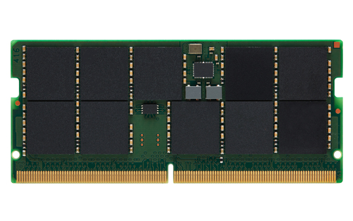 Kingston Technology 16GB, DDR5, 4800MT/s, ECC, Unbuffered, SODIMM, CL40, 1RX8, 1.1V, 262-pin, 16Gbit