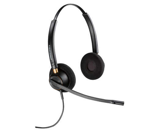 HP Poly EncorePro 520 with Quick Disconnect Binaural Headset TAA