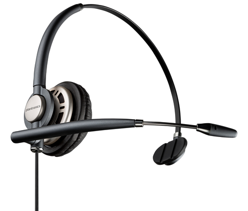 HP Poly EncorePro HW710 Single Ear Headset +Carry Case +Quick Disconnect