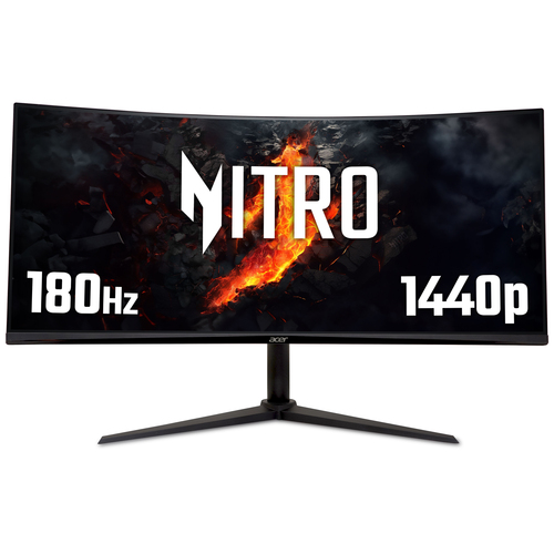 Acer NITRO XZ2 Nitro XZ342CUV3 - 34" UltraWide Quad HD (3440x1440), Curved 1500R, 180Hz, 1ms, HDR400, AMD FreeSync Premium Gaming Monitor