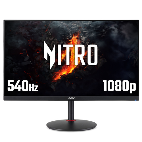 Acer Nitro XV242F gaming monitor - 540Hz, 23.8", Full HD, 0.5ms, FreeSync Premium, DisplayHDR 400, HDMI & DP