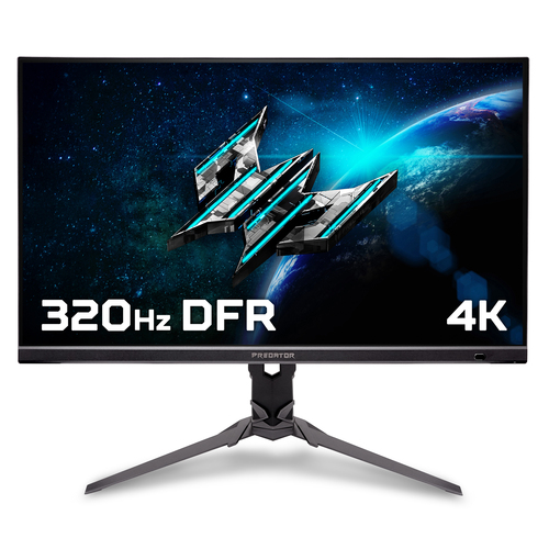Acer Predator XB273KV5 - 27" Ultra HD (3840x2160), 320Hz DFR, 0.5ms, HDR400, AMD FreeSync Premium Gaming Monitor