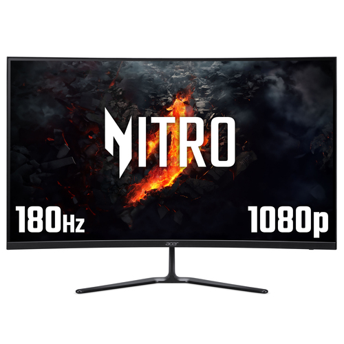 Acer ED0 Nitro ED320QRS3 - 31.5" Full HD (1920x1080), Curved 1500R, 180Hz, 1ms, ZeroFrame, AMD FreeSync Premium Gaming Monitor