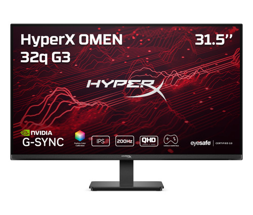 HP HyperX OMEN 31.5 inch QHD 200Hz Gaming Monitor - OMEN 32q G3