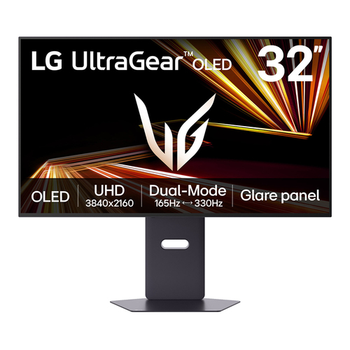 LG UltraGear OLED GX8 32GX850A-B 4K UHD Dual-Mode: 165Hz -330Hz gaming monitor