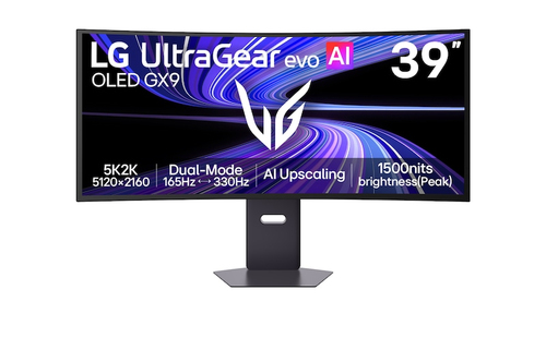 LG 39" LG UltraGear™ evo GX9, World's First 39" 5K2K OLED Gaming Monitor, Black