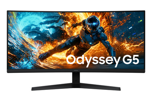 Samsung 34 Inch Odyssey G5 G55H Ultra WQHD 180Hz Gaming Monitor