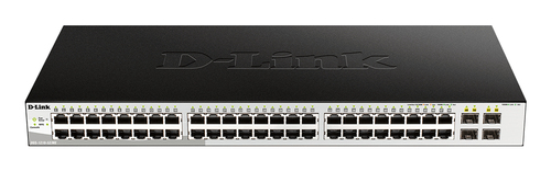 D-Link 48-Port 10/100/1000BASE-T + 4-Port 1 Gbps SFP Ports Metro Ethernet Switch