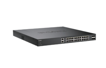 D-Link 28-Port 10G Multi-Gigabit PoE++ Smart Managed Switch with 4 x 25G SFP28 Ports
