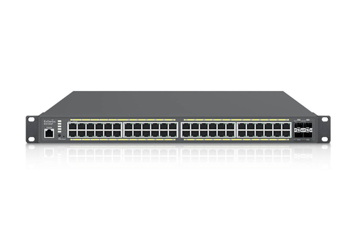 EnGenius Cloud Managed Switch 48-port GbE PoE.af/at(+) 410W 4x10Gb SFP+ L2+ 19i