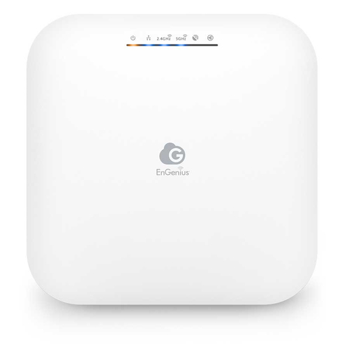 EnGenius Cloud Managed AP Indoor Dual Band 11ax 1148+2400Mbps 4T4R 2.5GbE PoE.at(+) 3dBi ia Scanning Radio BLE