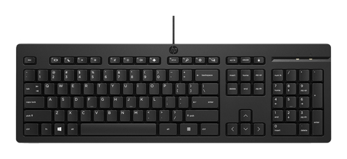 HP 125 G2 USB Wired Keyboard (Bulk