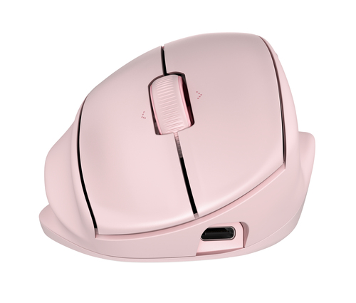 HP Tilt Ergonomic Pink Mouse 720M