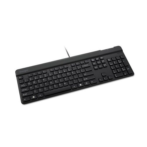 Kensington KB201C Simple SolutionsWired Keyboard with Smart Card Reader (CAC) - TAA