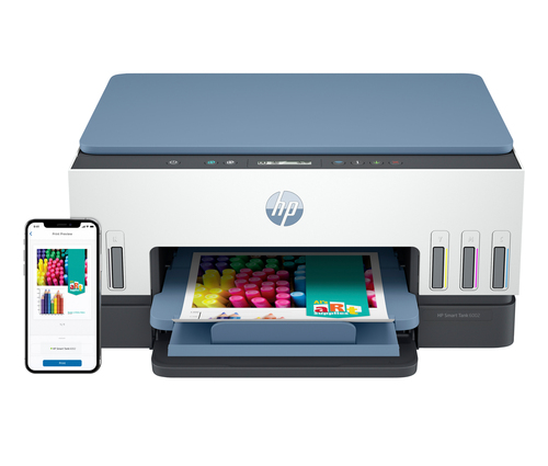 HP Tank 6002 Wireless All-in-One Color Printer, Copier, Scanner