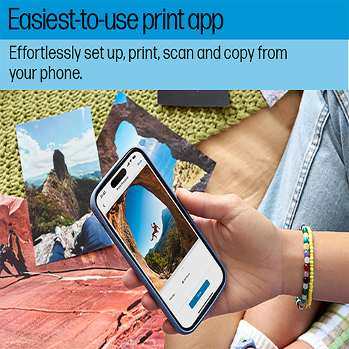 HP Envy 6165e Wireless All-in-One Color Printer, Instant Ink; Photo printing
