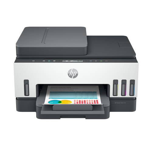 HP Smart Tank 7307 Wireless All-in-One Color Printer, Up to 2 Years of ink included; Two-sided printing; Copier, Scanner