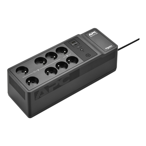 APC Back-UPS, 1050VA/600W Floor/Wall Mount, 230V, 8x French/Belgian outlets, USB Type A+C Port, User Replaceable Battery