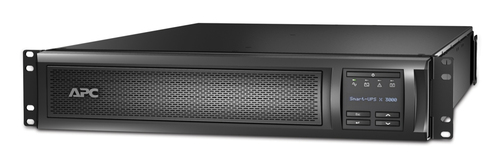 APC Smart-UPS X, Line Interactive, 3kVA, Rack/tower convertible 2U, 208V-230V, 8x C13+1x C19 IEC, Network card, Extended runtime
