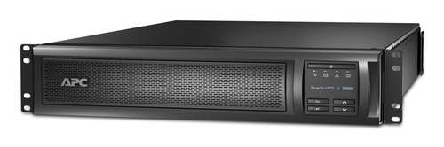 APC Smart-UPS X, Line Interactive, 3kVA, Rack/tower convertible 2U, 208V-230V, 8x C13+1x C19 IEC, SmartSlot, Extended runtime