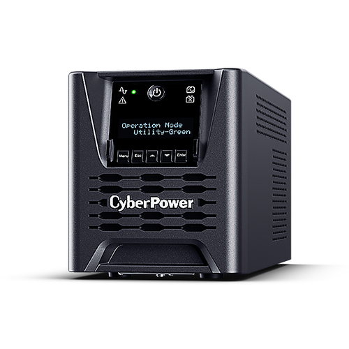 CyberPower Line-Interactive USV 1000VA/1000WTower, PFC, AVR, GreenPower, LCD, Built in Cloud Interface, USB, Smart-Slot
