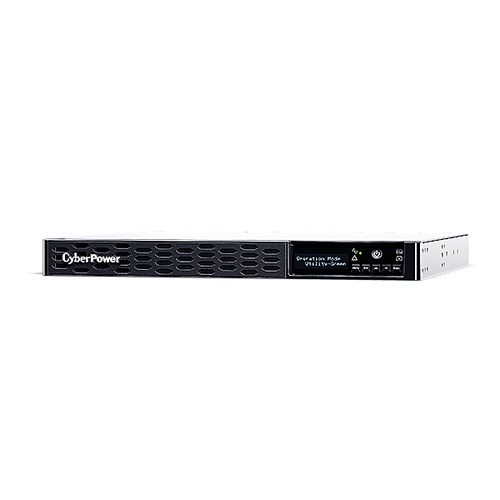 CyberPower Line-Interactive USV 1150VA/1150WRack 1U, AVR, LCD, Outlets (8) IEC, RJ45 Lan Protection, RS232, USB (HID) EPO, Built in Cloud Interface, Smart-Slot